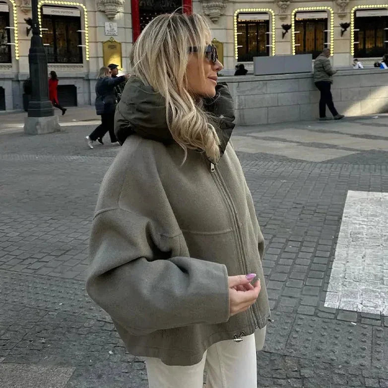 Cassia | Elegant Hooded Jacket for Women