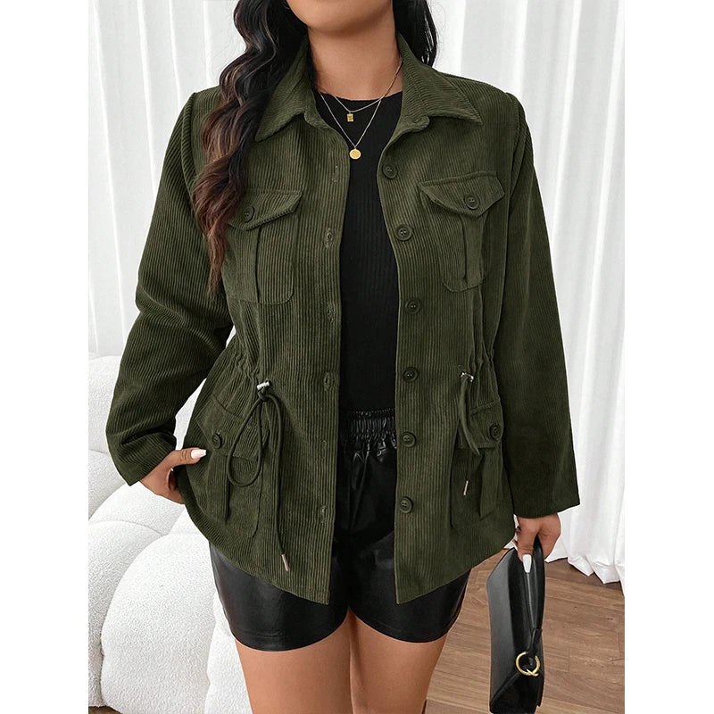 Ivy Manhattan | Mireya Corduroy Jacket Pockets