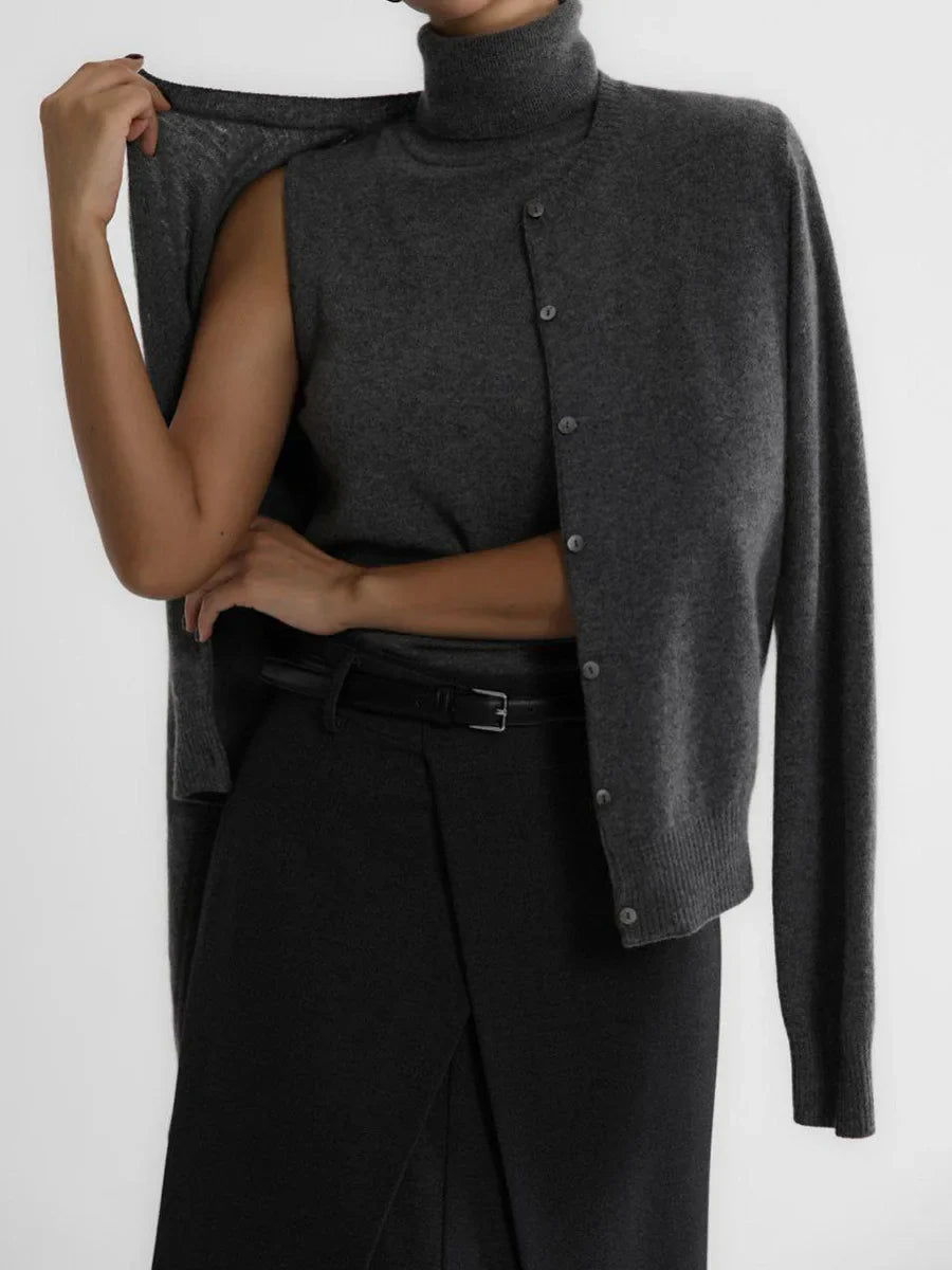 Ivy Manhattan | Marenton High Neck Vest