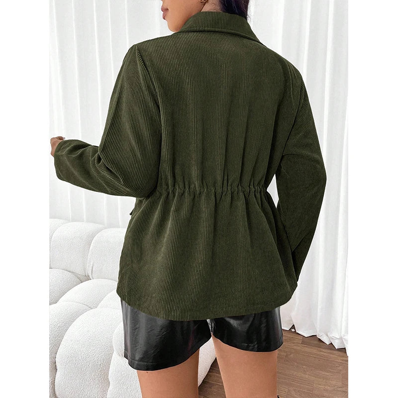 Ivy Manhattan | Mireya Corduroy Jacket Pockets