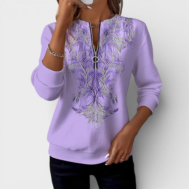 Ivy Manhattan | Elegant Zip Sweater