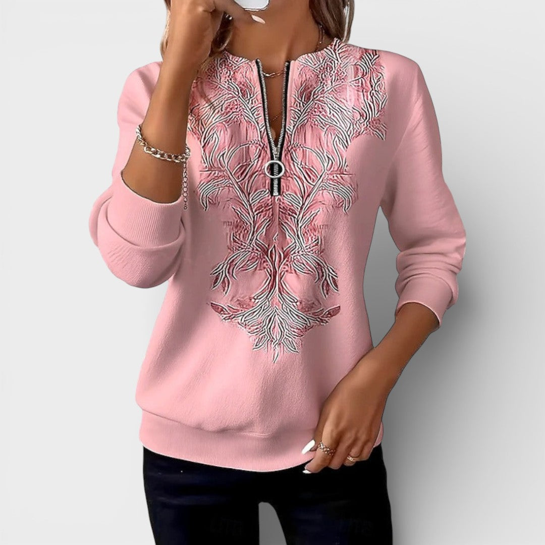 Ivy Manhattan | Elegant Zip Sweater