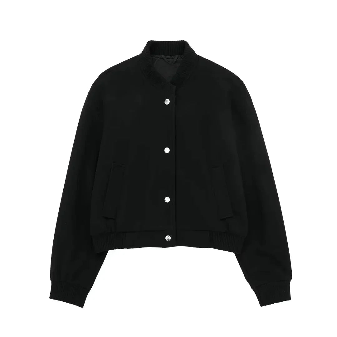 Ivy Manhattan | Rosalyn Short bomber jacket