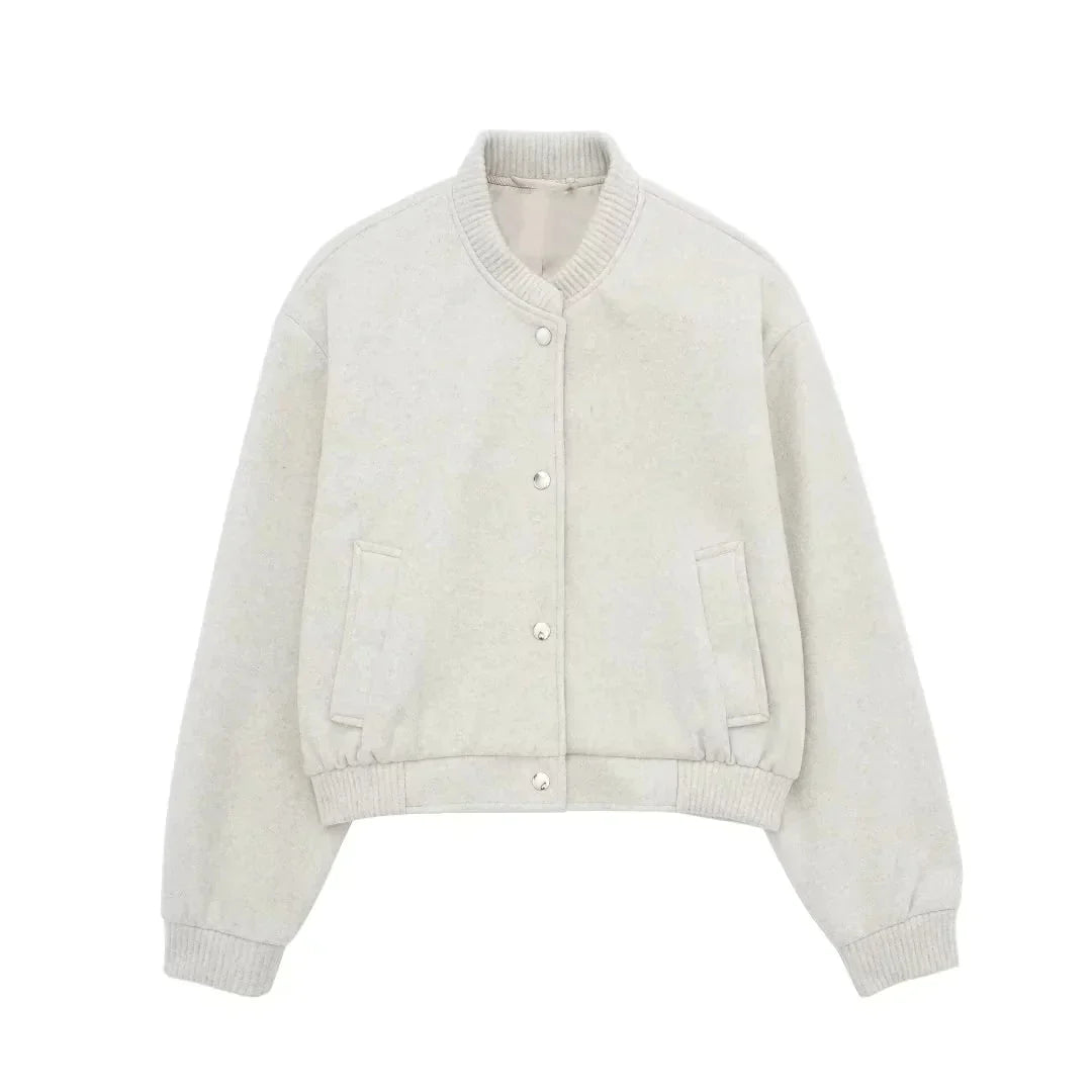 Ivy Manhattan | Rosalyn Short bomber jacket