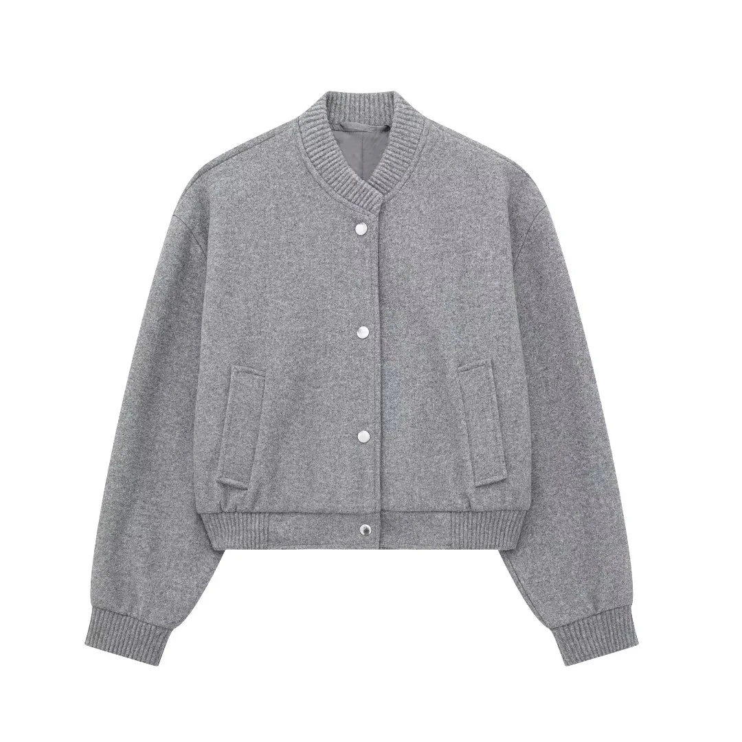 Ivy Manhattan | Rosalyn Short bomber jacket