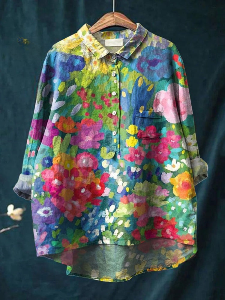 Ivy Manhattan | Linen Patterned Shirt