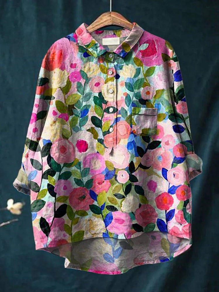Ivy Manhattan | Linen Patterned Shirt