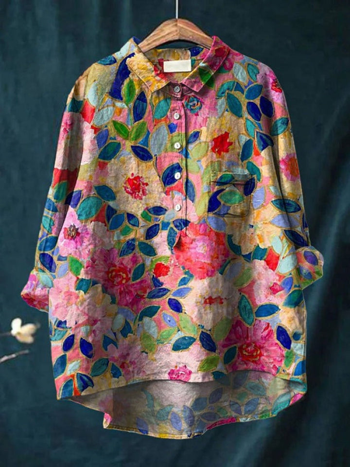 Ivy Manhattan | Linen Patterned Shirt