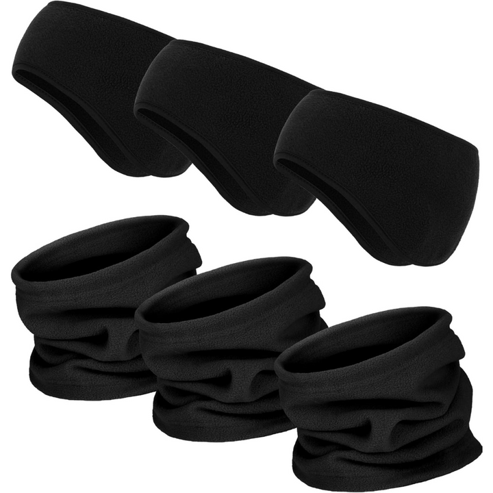 Winter Ensemble 6-in-1 with Headbands and Neck Warmers for Adults | Ideal for Outdoor Activities