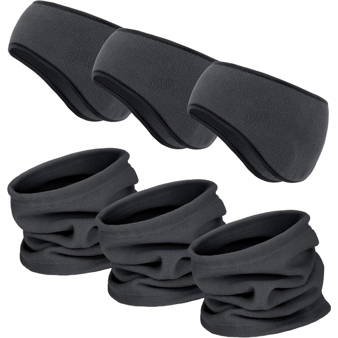 Winter Ensemble 6-in-1 with Headbands and Neck Warmers for Adults | Ideal for Outdoor Activities