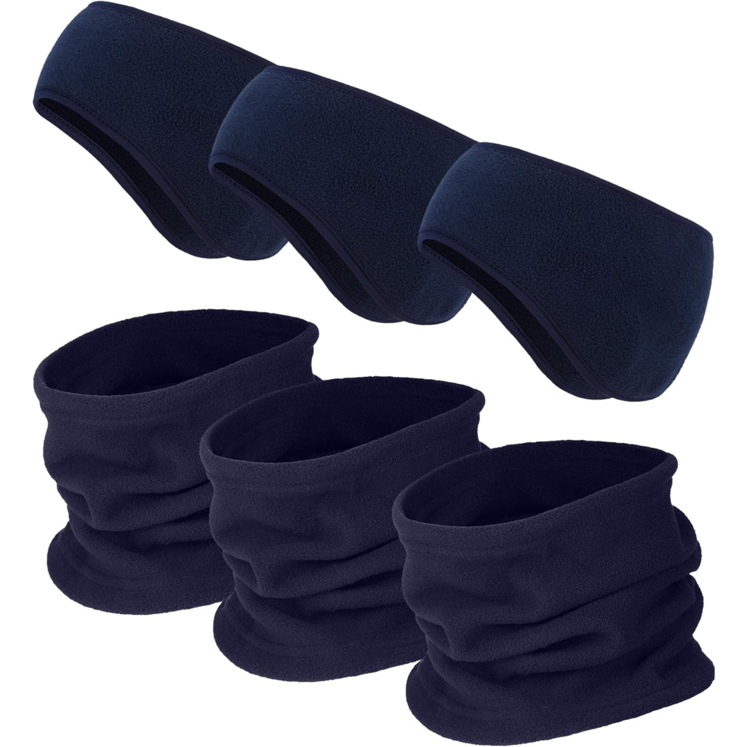 Winter Ensemble 6-in-1 with Headbands and Neck Warmers for Adults | Ideal for Outdoor Activities