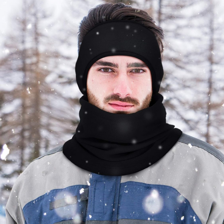 Winter Ensemble 6-in-1 with Headbands and Neck Warmers for Adults | Ideal for Outdoor Activities