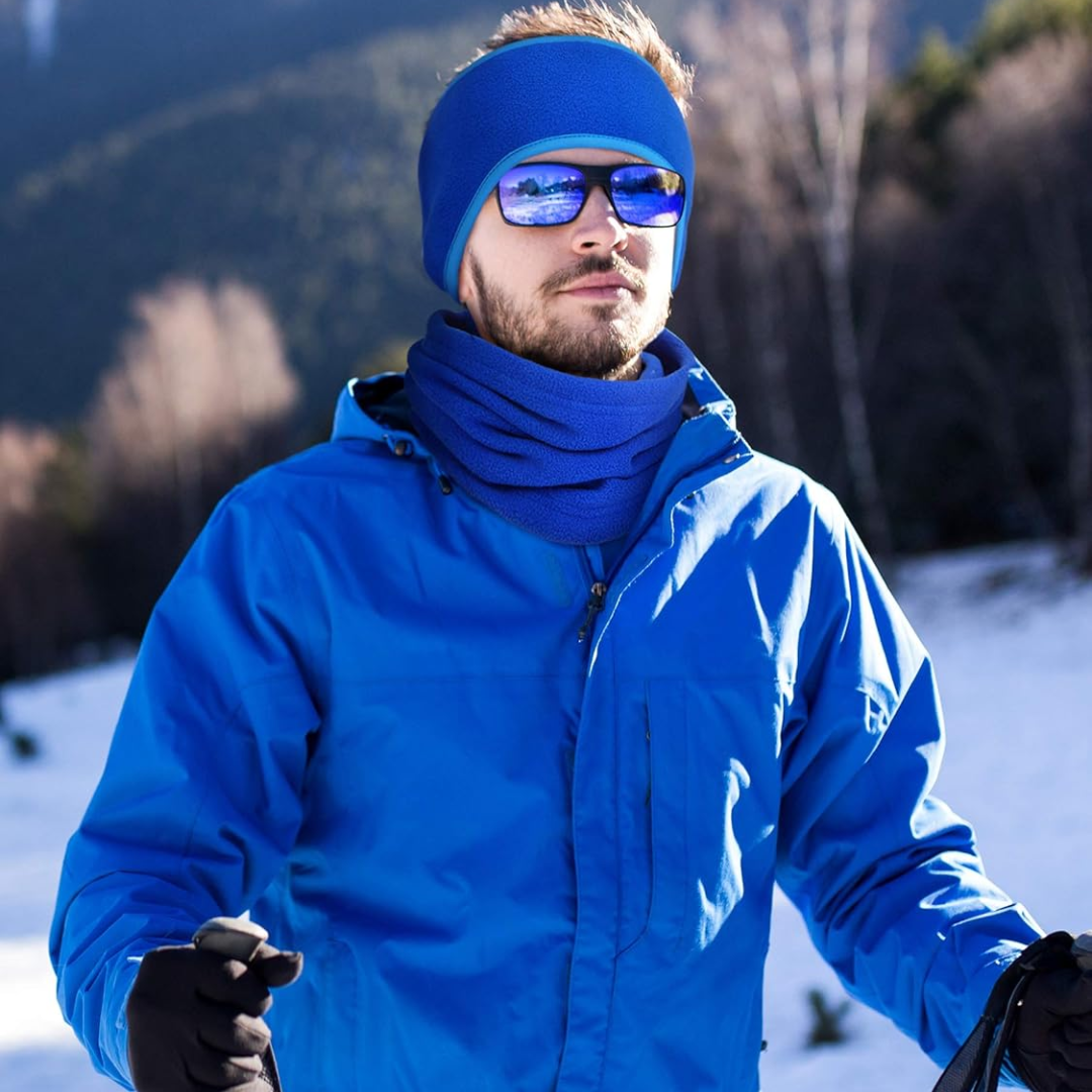 Winter Ensemble 6-in-1 with Headbands and Neck Warmers for Adults | Ideal for Outdoor Activities