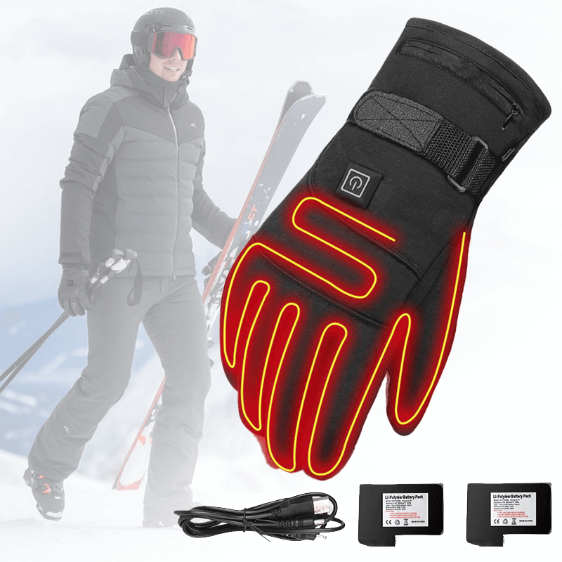 Electric Heating Gloves with Temperature Control for Men and Women | Ideal for Outdoor Activities