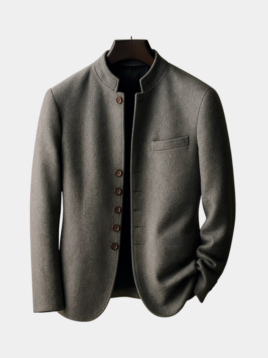 Ivy Manhattan | WOOL JACKET STRAIGHT COLLAR