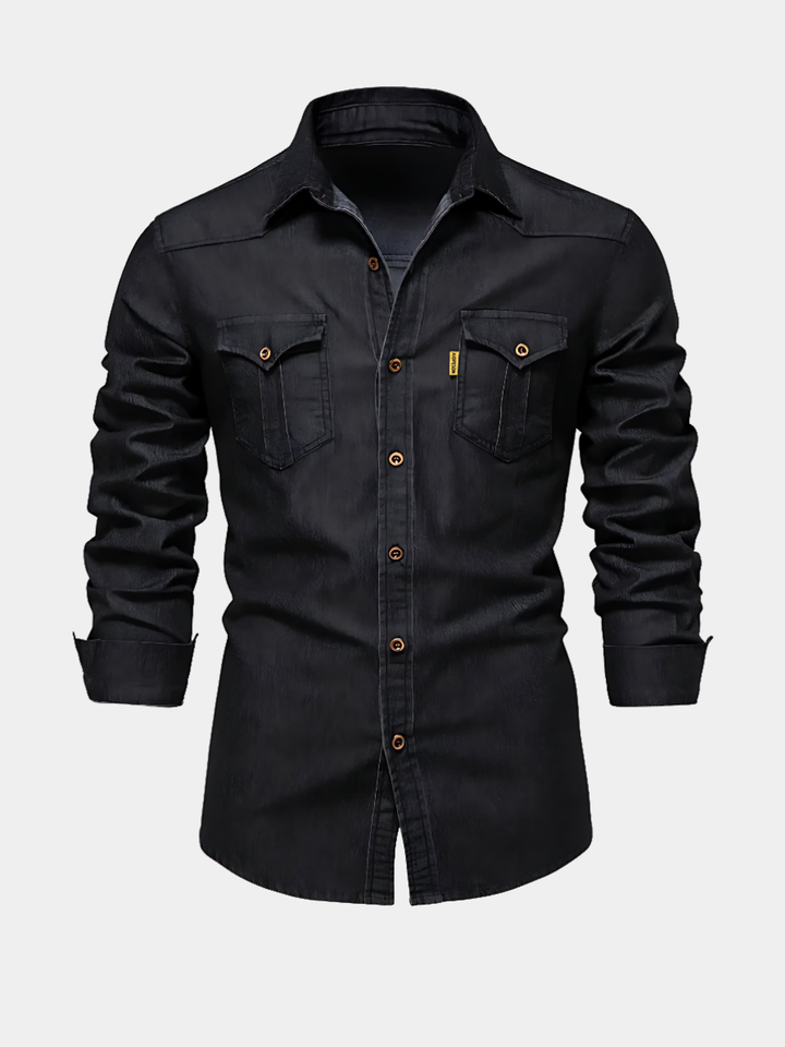 Ivy Manhattan | SLIM DENIM SHIRT