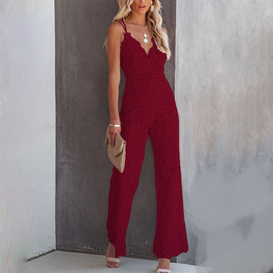 Ada | Ladies Wide Legged Lace Two-Piece Set