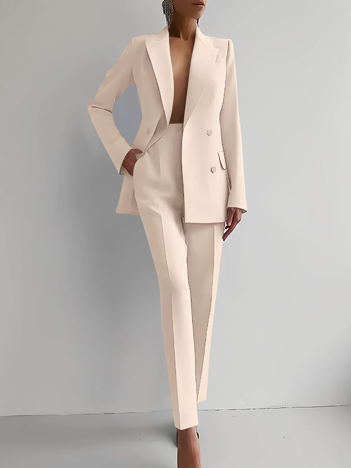 Allegra | Women's Double-Breasted Jumpsuit