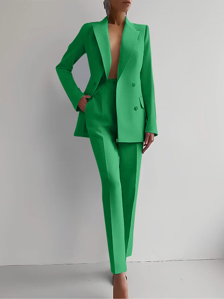 Allegra | Women's Double-Breasted Jumpsuit