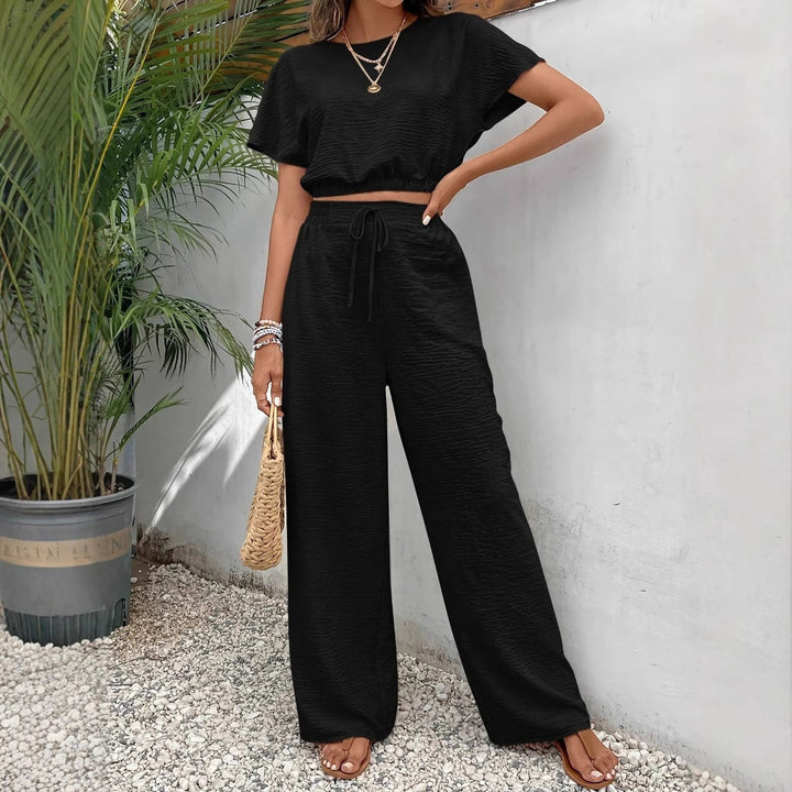 Andrine | Women's Wide-Leg Jumpsuit Set