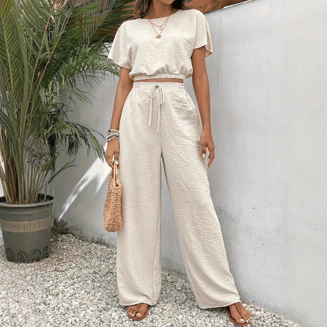 Andrine | Women's Wide-Leg Jumpsuit Set