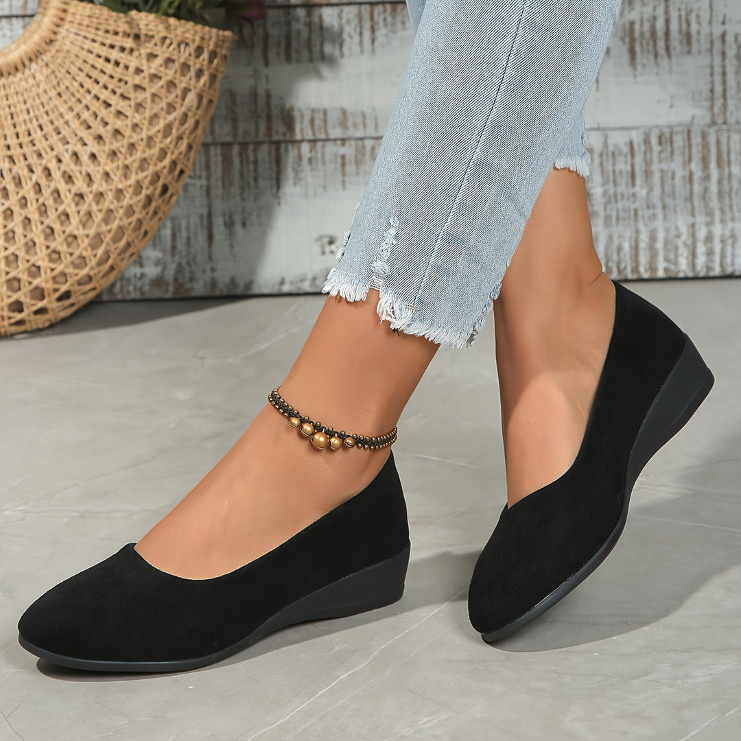 Tammy™ – Comfortable ballerina flats with wedge heels