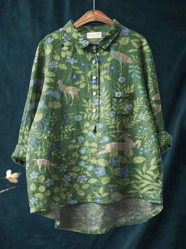 Ivy Manhattan | Linen Patterned Shirt