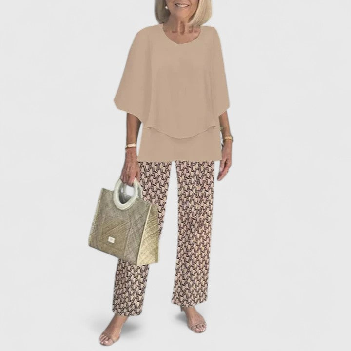Benedikte | Women's Relaxed Fit Two-Piece Pants Set