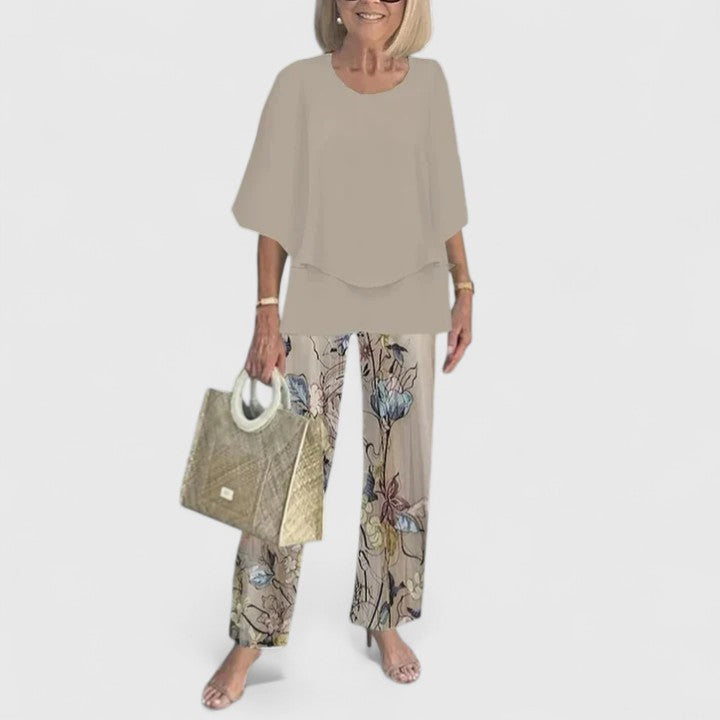 Benedikte | Women's Relaxed Fit Two-Piece Pants Set