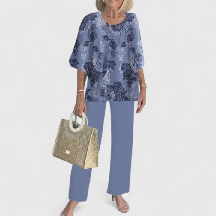 Benedikte | Women's Relaxed Fit Two-Piece Pants Set
