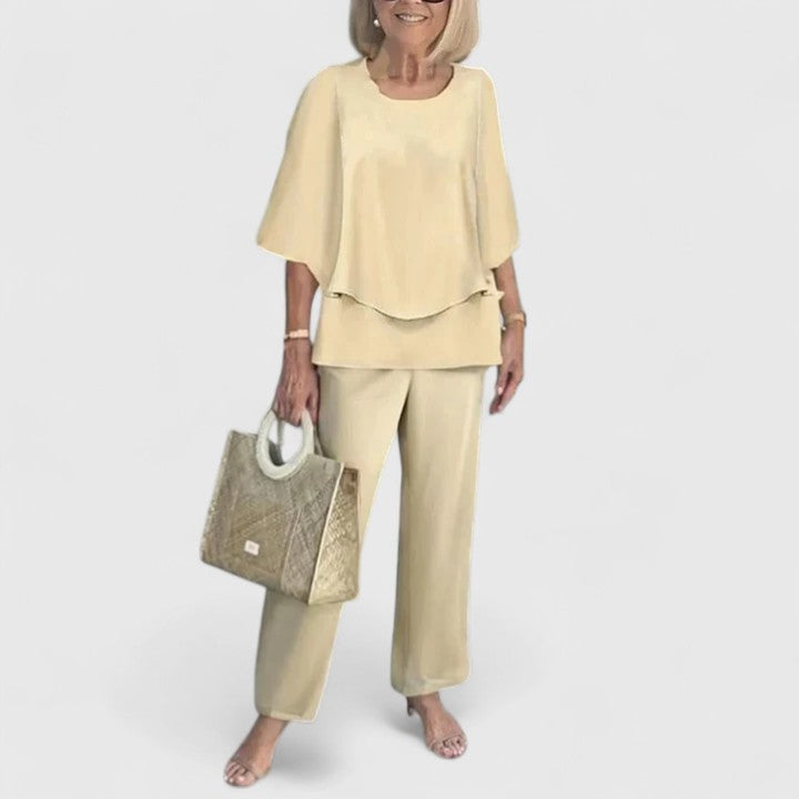 Benedikte | Women's Relaxed Fit Two-Piece Pants Set