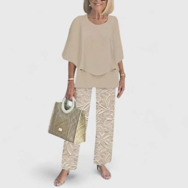 Benedikte | Women's Relaxed Fit Two-Piece Pants Set