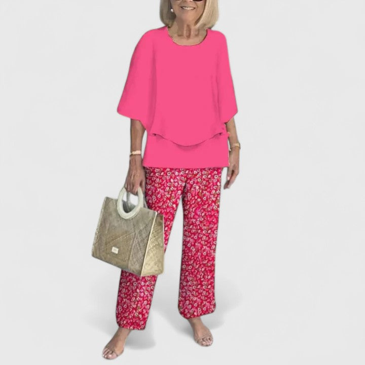 Benedikte | Women's Relaxed Fit Two-Piece Pants Set