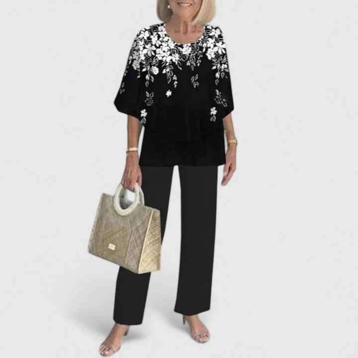 Benedikte | Women's Relaxed Fit Two-Piece Pants Set
