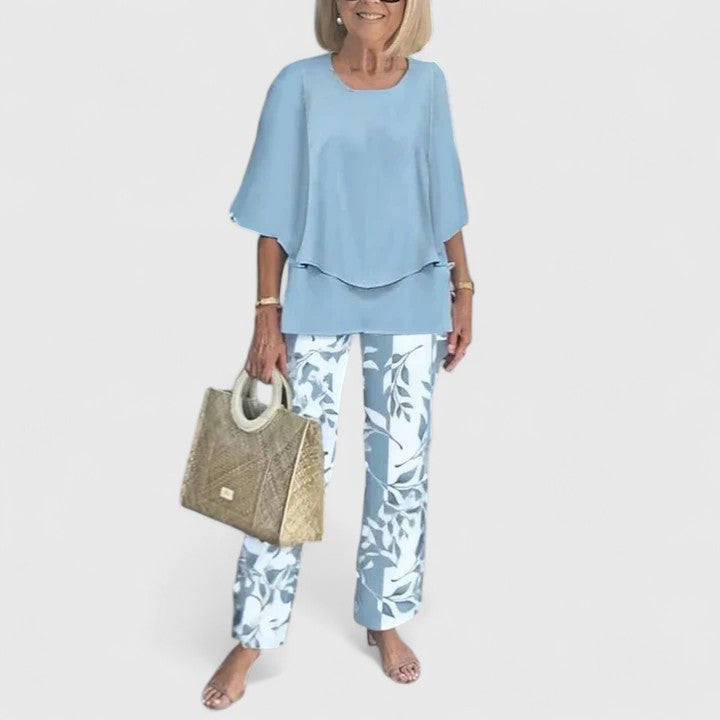 Benedikte | Women's Relaxed Fit Two-Piece Pants Set