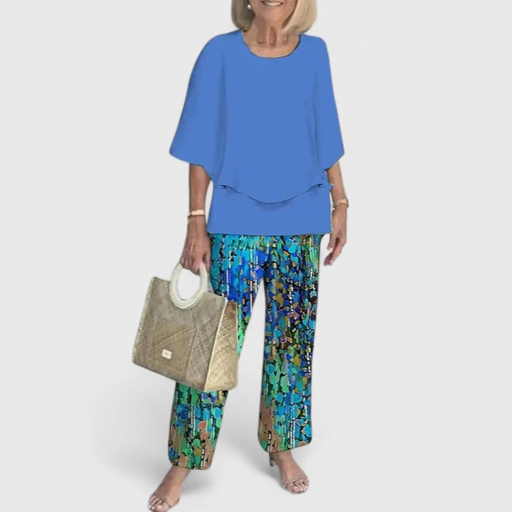 Benedikte | Women's Relaxed Fit Two-Piece Pants Set