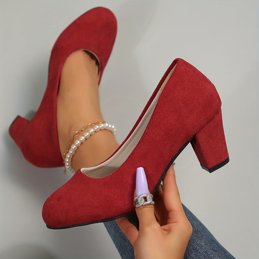 Lauren™ – Wide-toe pumps with stable heels for pain-free comfort