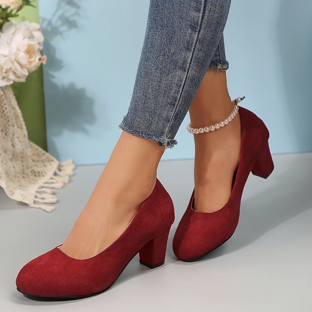 Lauren™ – Wide-toe pumps with stable heels for pain-free comfort