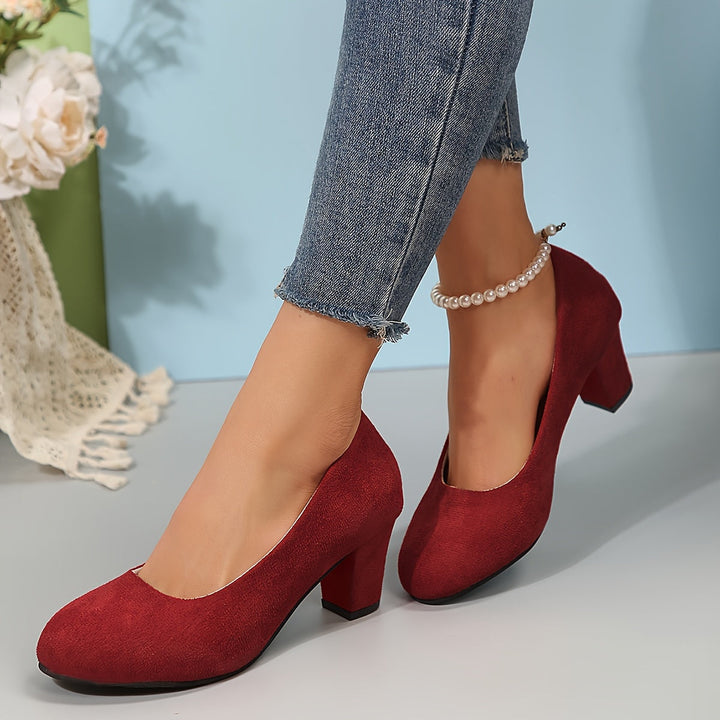 Lauren™ – Wide-toe pumps with stable heels for pain-free comfort