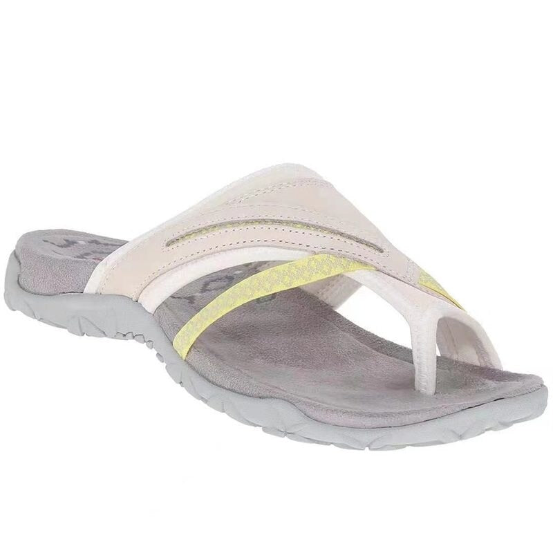Comfortable and Supportive Slip-On Sandals with Cushioned Sole for Women