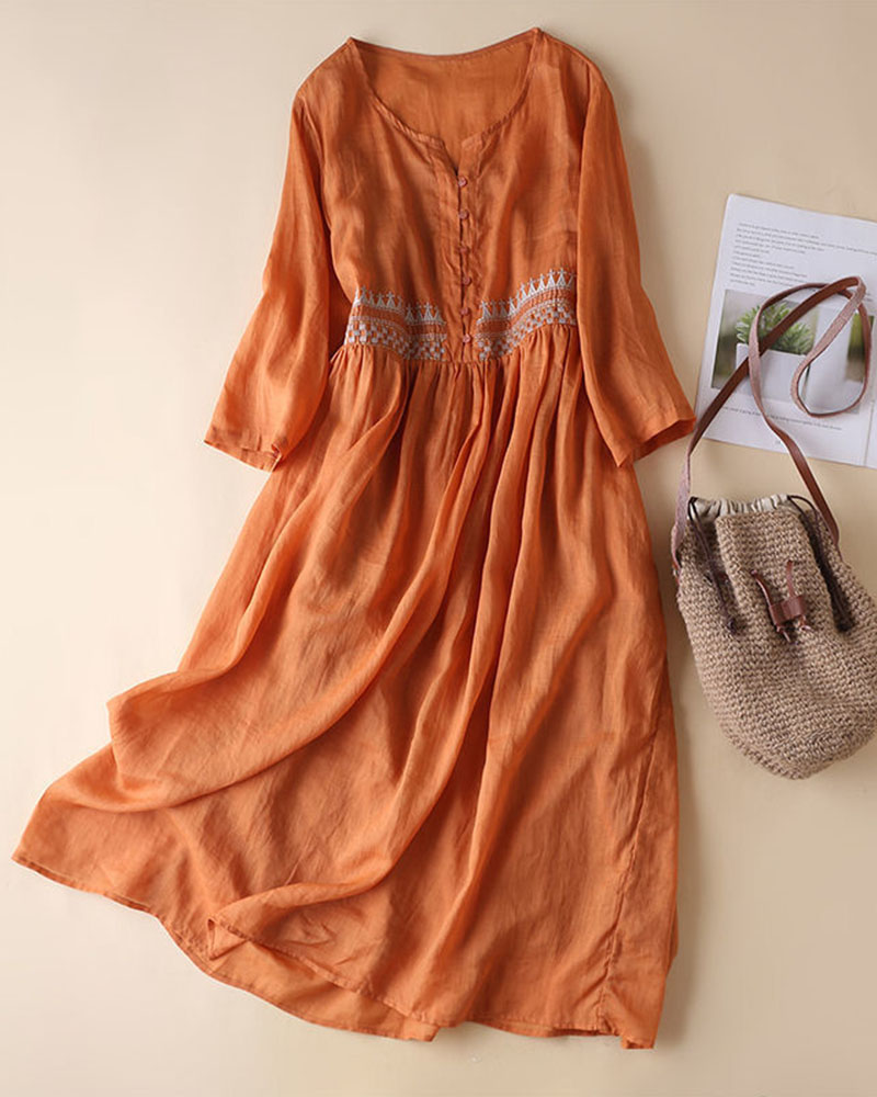 Ivy Manhattan | Malak Boho Dress Flowing