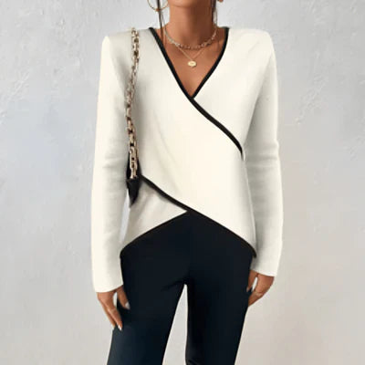 Ivy Manhattan | Elegant V-neck Wrap Sweater