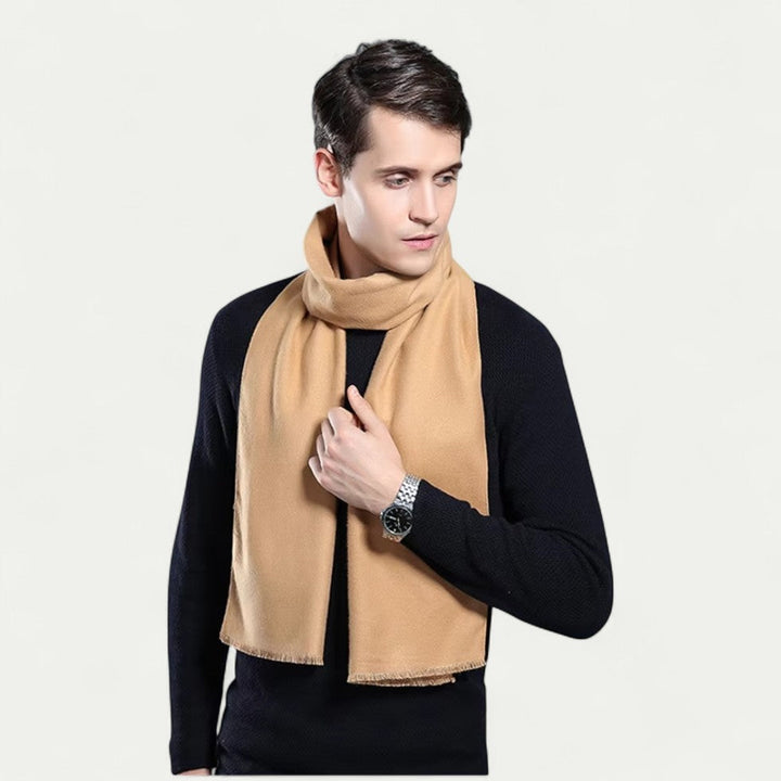 Men's Scarf with Fringe Finish | Ideal for the Winter Season