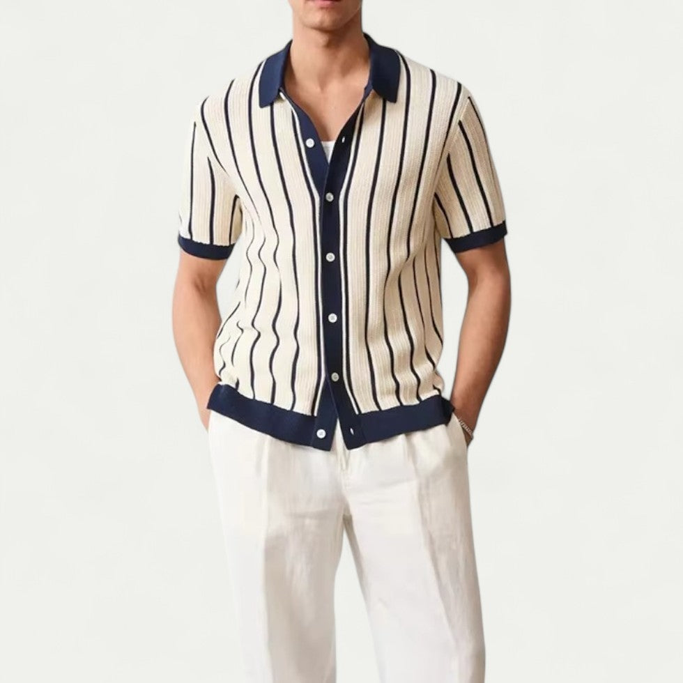 Ivy Manhattan | Button Up Striped Shirt