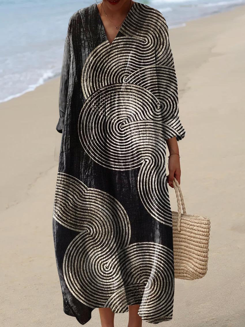 Kaia™ | Elegant Graphic Dress