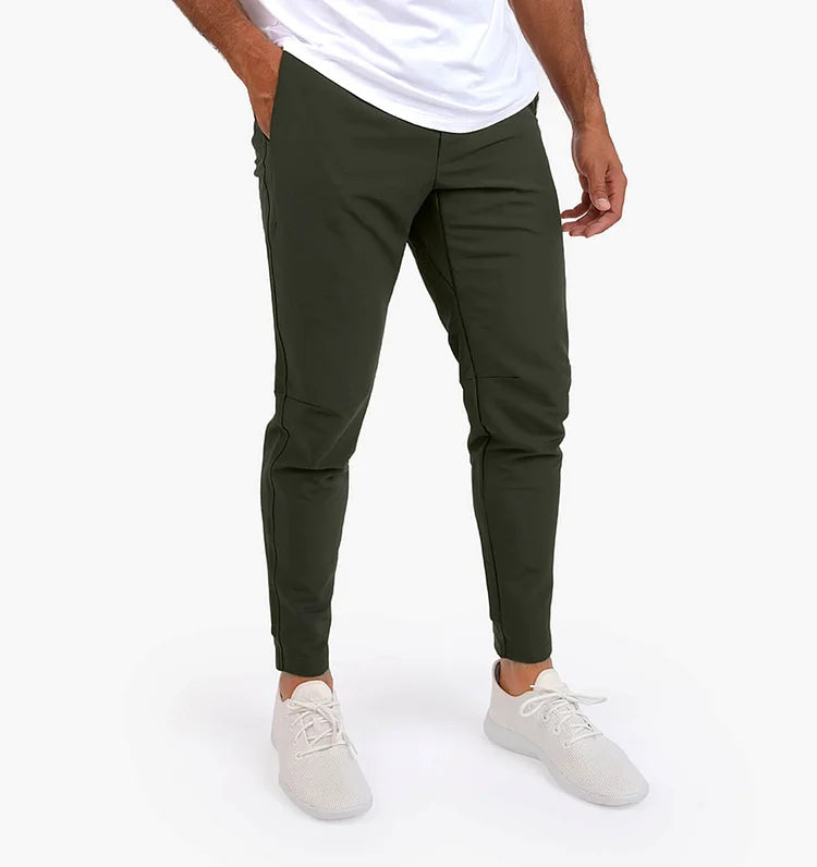 Functional Pants with Slim Fit and Elastic Waist for Men | Ideal for Daily Activities