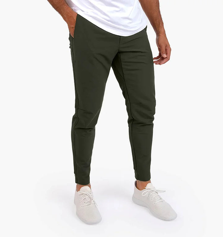 Functional Pants with Slim Fit and Elastic Waist for Men | Ideal for Daily Activities