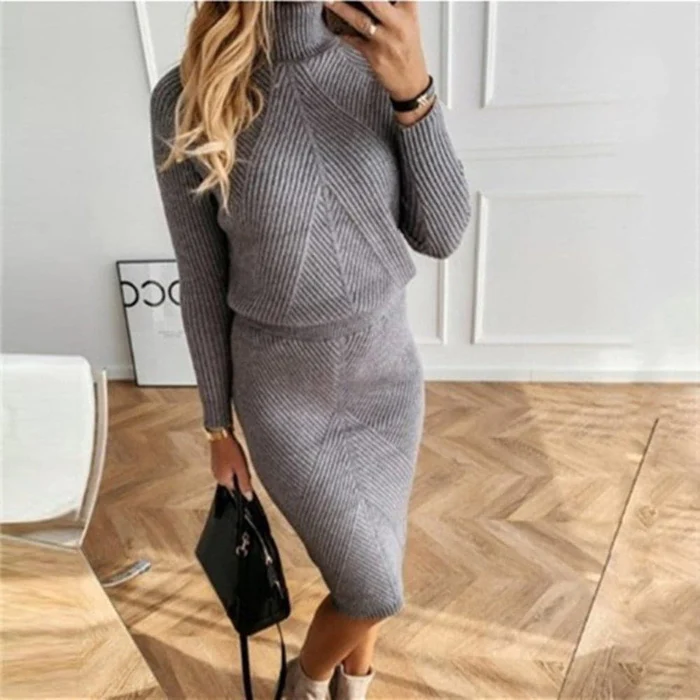 Ivy Manhattan | Christa Knitted Sweater Dress