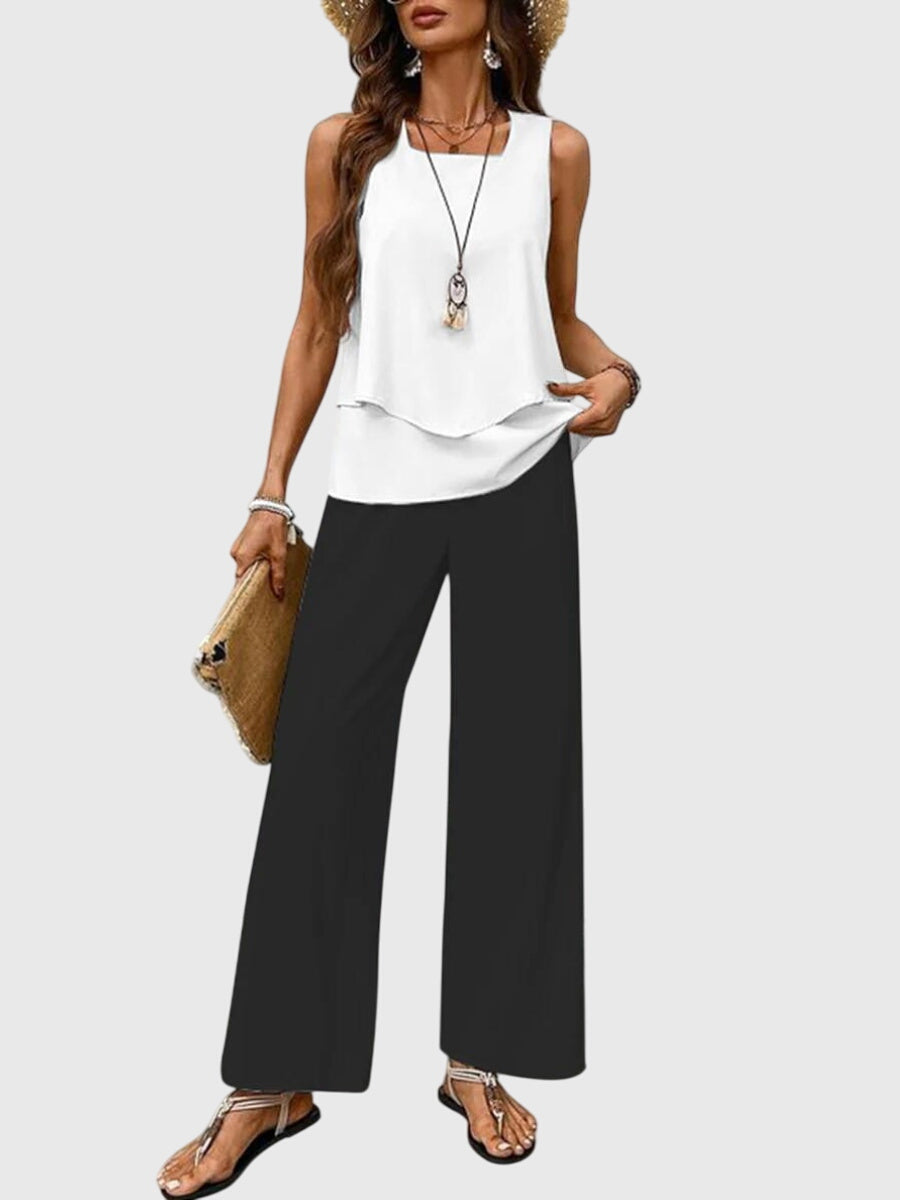 Gyda | Women's Sleeveless Two-Piece Set