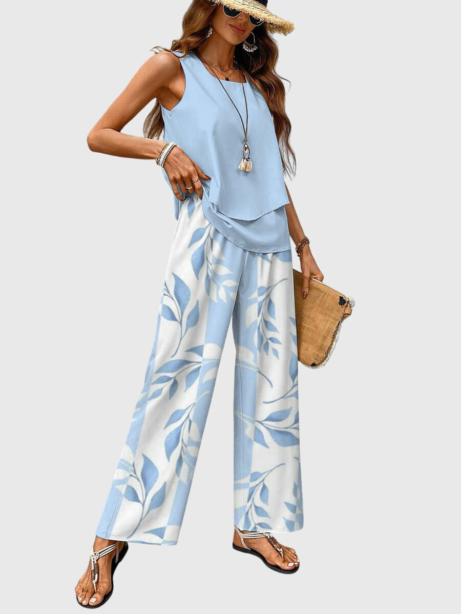 Gyda | Women's Sleeveless Two-Piece Set
